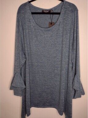 NWT Arna York Collection Women's Jade/Tunic Cassidy Top Size 30/32